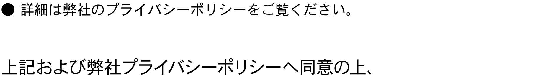 プライバシーポリシー